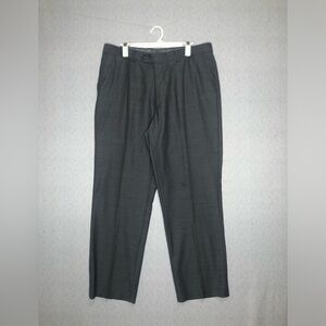 Danieli 100% Wool Dress Pants Men’s 42S Gray Tailored Suit Flat Front Italy